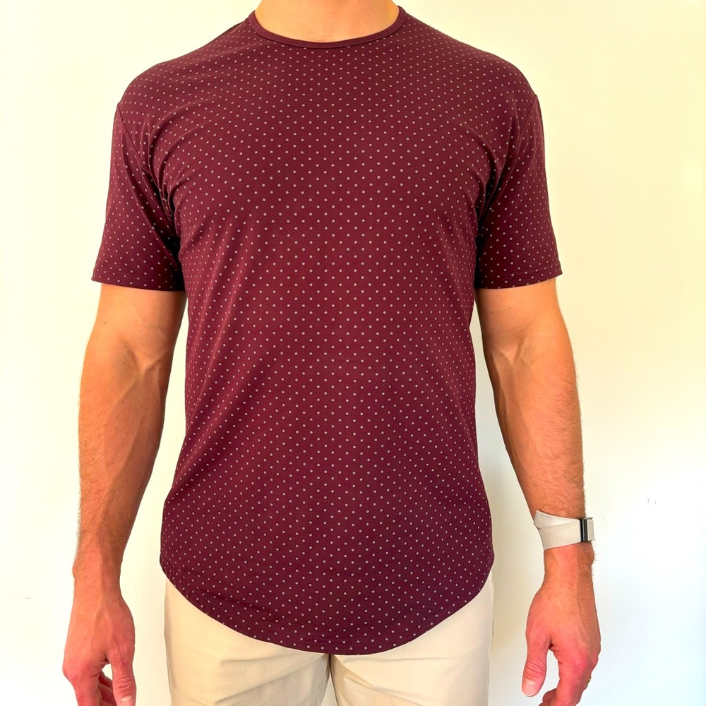 BYLT Drop Cut Pola Dot Tee